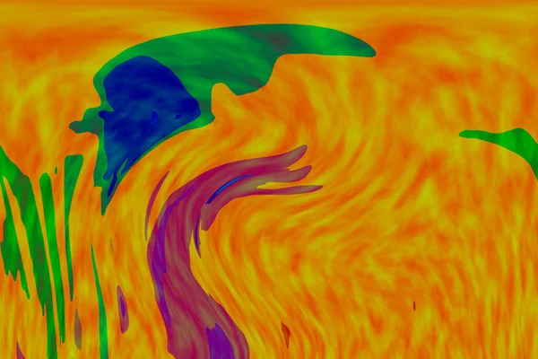 Hayattaki yaratıcı çizimler. Tasarımcılar için renkli ve güzel arkaplan modelleri.