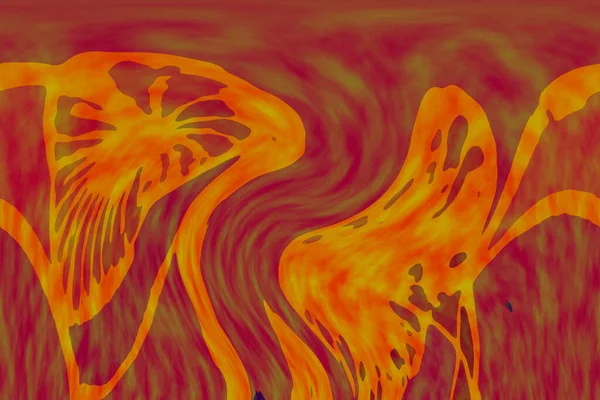 Hayattaki yaratıcı çizimler. Tasarımcılar için renkli ve güzel arkaplan modelleri.