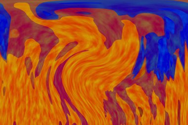 Hayattaki yaratıcı çizimler. Tasarımcılar için renkli ve güzel arkaplan modelleri.