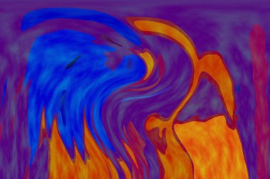 Hayattaki yaratıcı çizimler. Tasarımcılar için renkli ve güzel arkaplan modelleri.