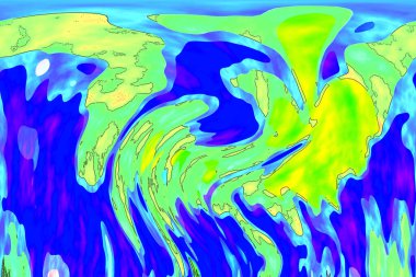 Hayattaki yaratıcı çizimler. Tasarımcılar için renkli ve güzel arkaplan modelleri.