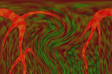 Hayattaki yaratıcı çizimler. Tasarımcılar için renkli ve güzel arkaplan modelleri.