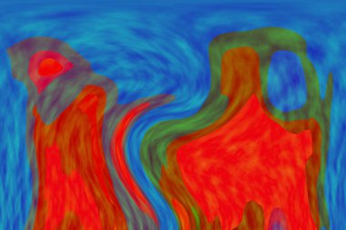 Hayattaki yaratıcı çizimler. Tasarımcılar için renkli ve güzel arkaplan modelleri.