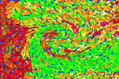 Hayattaki yaratıcı çizimler. Tasarımcılar için renkli ve güzel arkaplan modelleri.