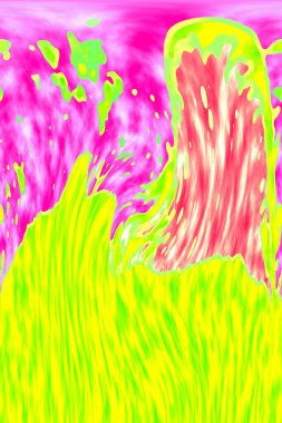 Hayattaki yaratıcı çizimler. Tasarımcılar için renkli ve güzel arkaplan modelleri.