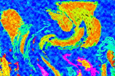 Yüksek kaliteli soyut tablolar tasarımcılara modern bir sanat arkaplanı kazandırıyor.