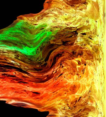 Kristal enine kesit arkaplanı. Doğal saydam agat kristal yüzey dilimi. Madenin makro yakın çekimi, soyut yapı