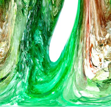 Kristal enine kesit arkaplanı. Doğal saydam agat kristal yüzey dilimi. Madenin makro yakın çekimi, soyut yapı