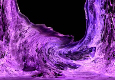 Kristal enine kesit arkaplanı. Doğal saydam agat kristal yüzey dilimi. Madenin makro yakın çekimi, soyut yapı