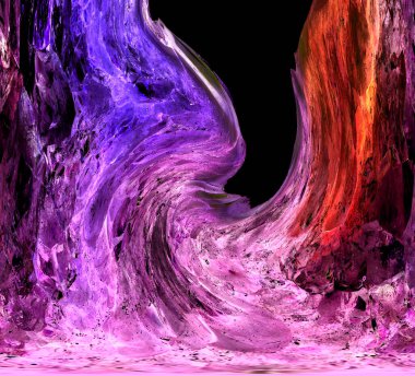 Kristal enine kesit arkaplanı. Doğal saydam agat kristal yüzey dilimi. Madenin makro yakın çekimi, soyut yapı