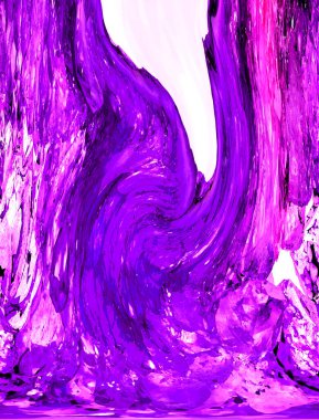 Kristal enine kesit arkaplanı. Doğal saydam agat kristal yüzey dilimi. Madenin makro yakın çekimi, soyut yapı