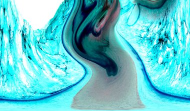 Kristal enine kesit arkaplanı. Doğal saydam agat kristal yüzey dilimi. Madenin makro yakın çekimi, soyut yapı