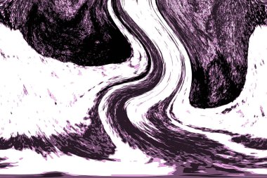 Mürekkep, soyut sanat, soyut çizgiler. Doku arka planı. düzensiz desen. Moda tasarımı. Ritmik gürültü parçacıkları. paketleme deseni