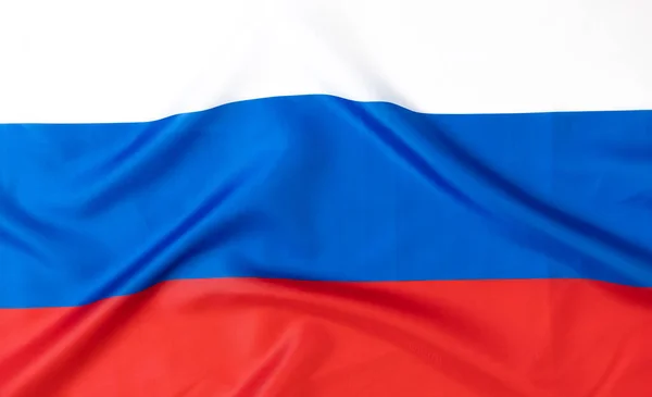 Обкладинка прапора Росії, національний прапор Росії — стокове фото