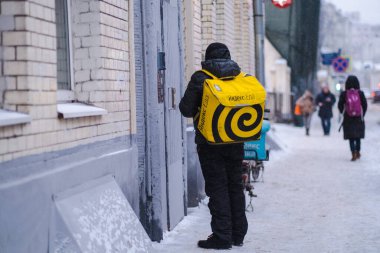 02.12.2021. Rusya, Moskova. Moskova 'da kar