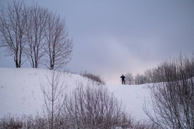 Moskova 'da şiddetli kar yağışı var. Yeni Yıl Arifesi