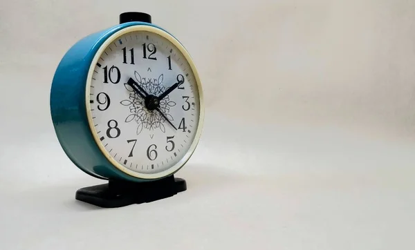 Blue Old Retro Clock — Stock Photo, Image