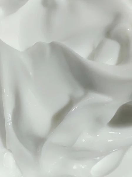 Creamy Skincare Lotion Mousse Product Closeup — Stock Photo, Image