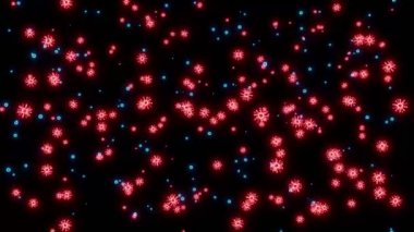 Temiz havası olan uçan mikroplar. 3B Hazırlama.