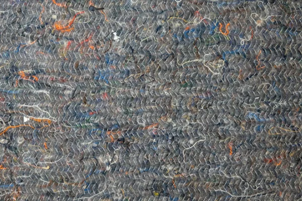 Detailní Záběr Šedého Hadru Čištění Podlahy Tkanina Vyrobena Textilního Odpadu — Stock fotografie