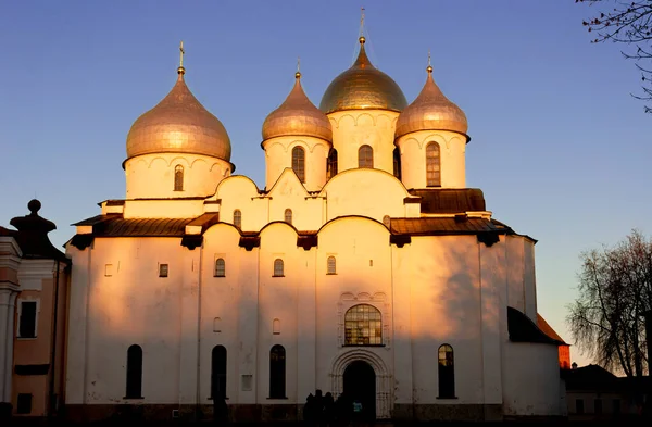 Veliky Novgorod Rusya 'daki Aziz Sophia Katedrali