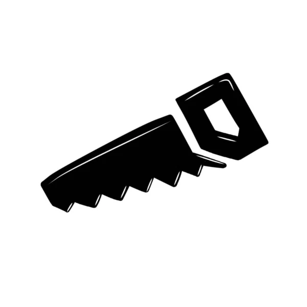 Chain Saw Icon Saw Icon Vector Flat Style — Stockvektor