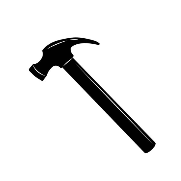 Hammer Icon Vector Template Illustration Design. Vector illustration symbol.