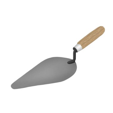 Trowel flat design logo icon vector illustration.