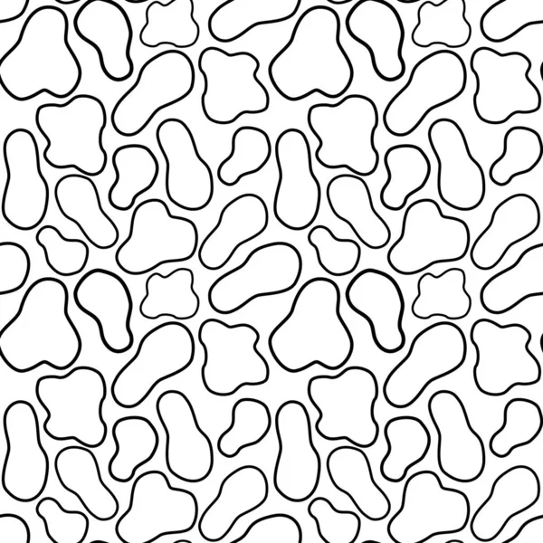 Beyaz arka planda kusursuz desenli lekeler var. Kağıtlar, posterler, kağıtlar ve baskılar için şablon. El çizimi karalama çizimi. EPS 10.