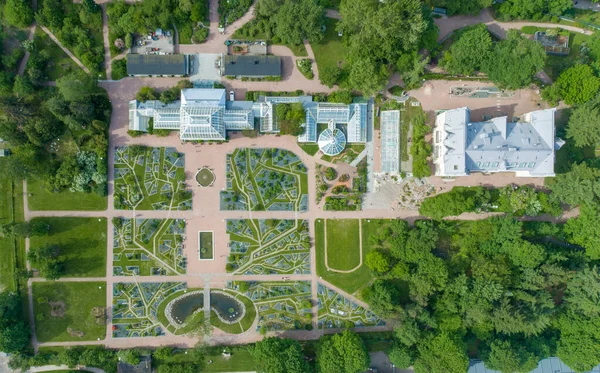赫尔辛基大学植物园 University Helsinki Botanical Garden 是隶属于赫尔辛基大学芬兰自然历史博物馆 Finnish Museum Natural History — 图库照片