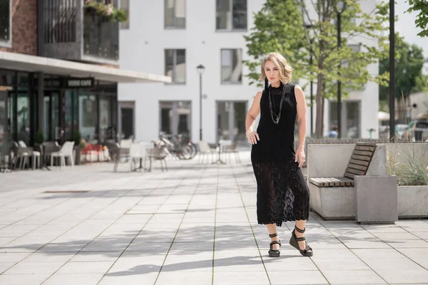 Vilnius Old Town Street Litauen Vacker Vit Vit Vit Vuxen — Stockfoto