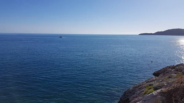 View Kamenevo Beach Montenegro — Zdjęcie stockowe