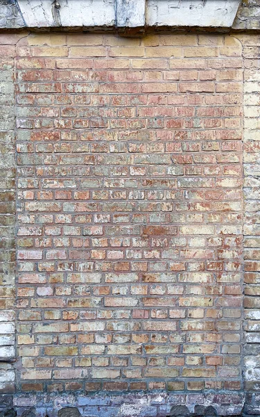 Texture Old Brick Wall Abandoned Hospital Building Concept Restoring Historical —  Fotos de Stock