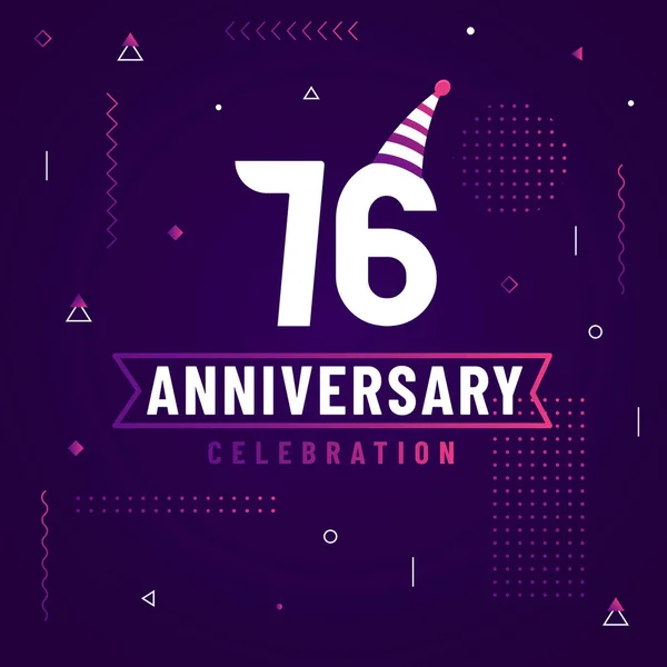 76 Ans Anniversaire Images Vectorielles 76 Ans Anniversaire Vecteurs Libres De Droits Depositphotos