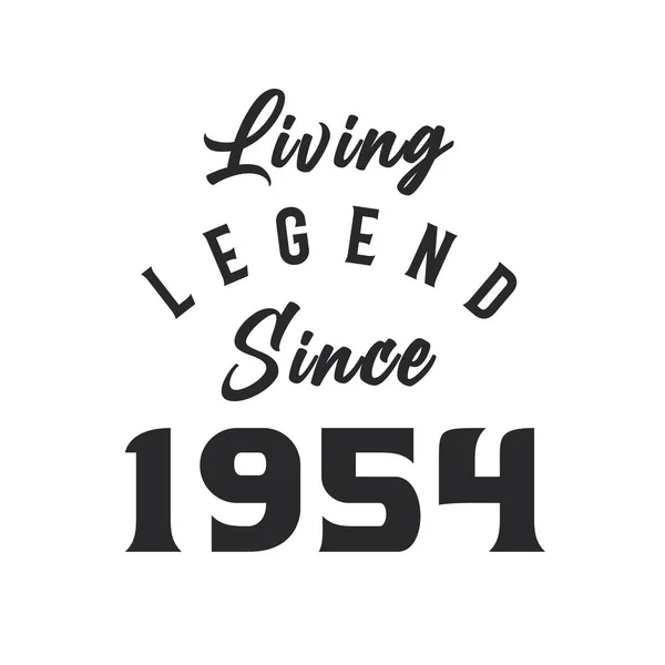 Living Legend 1954 Legend Born 1954 — Stock Vector