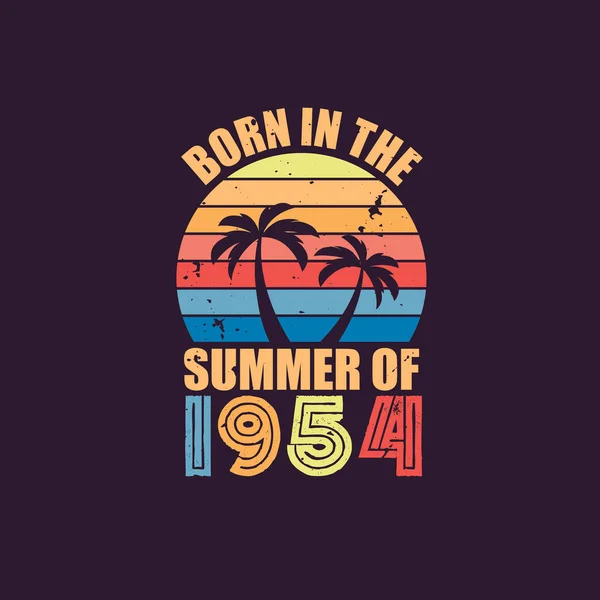 Γεννημένος Καλοκαίρι Του 1954 Γεννημένος 1954 — Διανυσματικό Αρχείο