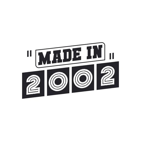 2002 만들어 — 스톡 벡터