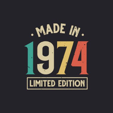 1974 doğumgünü, 1974 yapımı Limited Edition