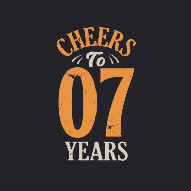 7 yıl, 7. yaş günü kutlamasının şerefine.