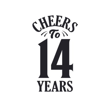 14 yıllık klasik doğum günü kutlaması, 14 yılın şerefine.