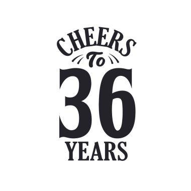 36 yıllık klasik doğum günü kutlaması, 36 yılın şerefine.