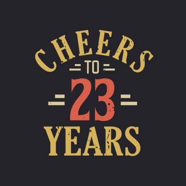 23. yaş günü sözü. 23 yılın şerefine.
