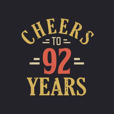 92. Doğum günü alıntısı 92 yılın şerefine.