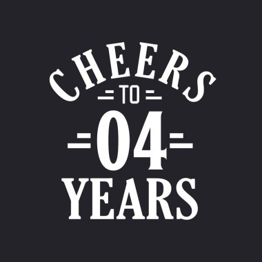 4. yaş günü kutlaması, 4 yılın şerefine.