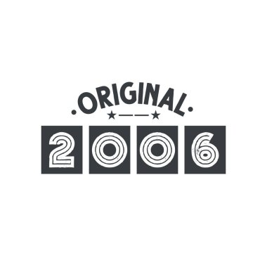 Doğum tarihi 2006 Vintage Retro Birthday, Orijinal 2006