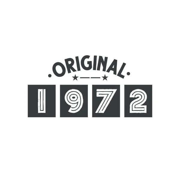 1972 빈티지 오리지널 1972 — 스톡 벡터