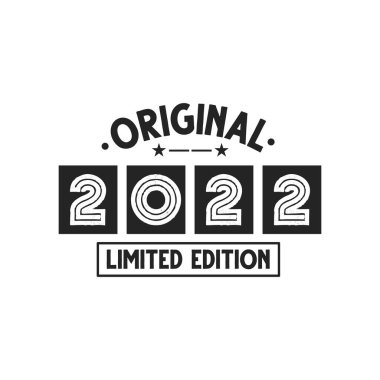 Doğum tarihi 2022 Vintage Retro Birthday, Orijinal 2022 Limited Edition
