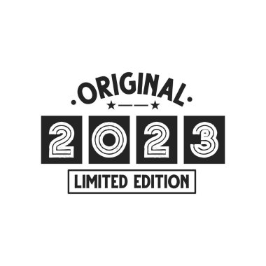 Doğum tarihi 2023 Vintage Retro Birthday, Orijinal 2023 Limited Edition