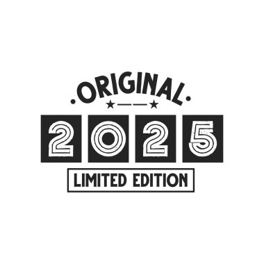 Doğum tarihi 2025 Vintage Retro Birthday, Orijinal 2025 Limited Edition