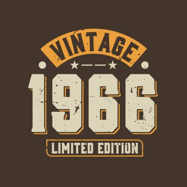 Antika 1966 Limited Edition. 1966 Vintage Retro Doğum günü